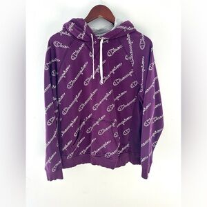 Champion Deep Purple Logo Sweatshirt